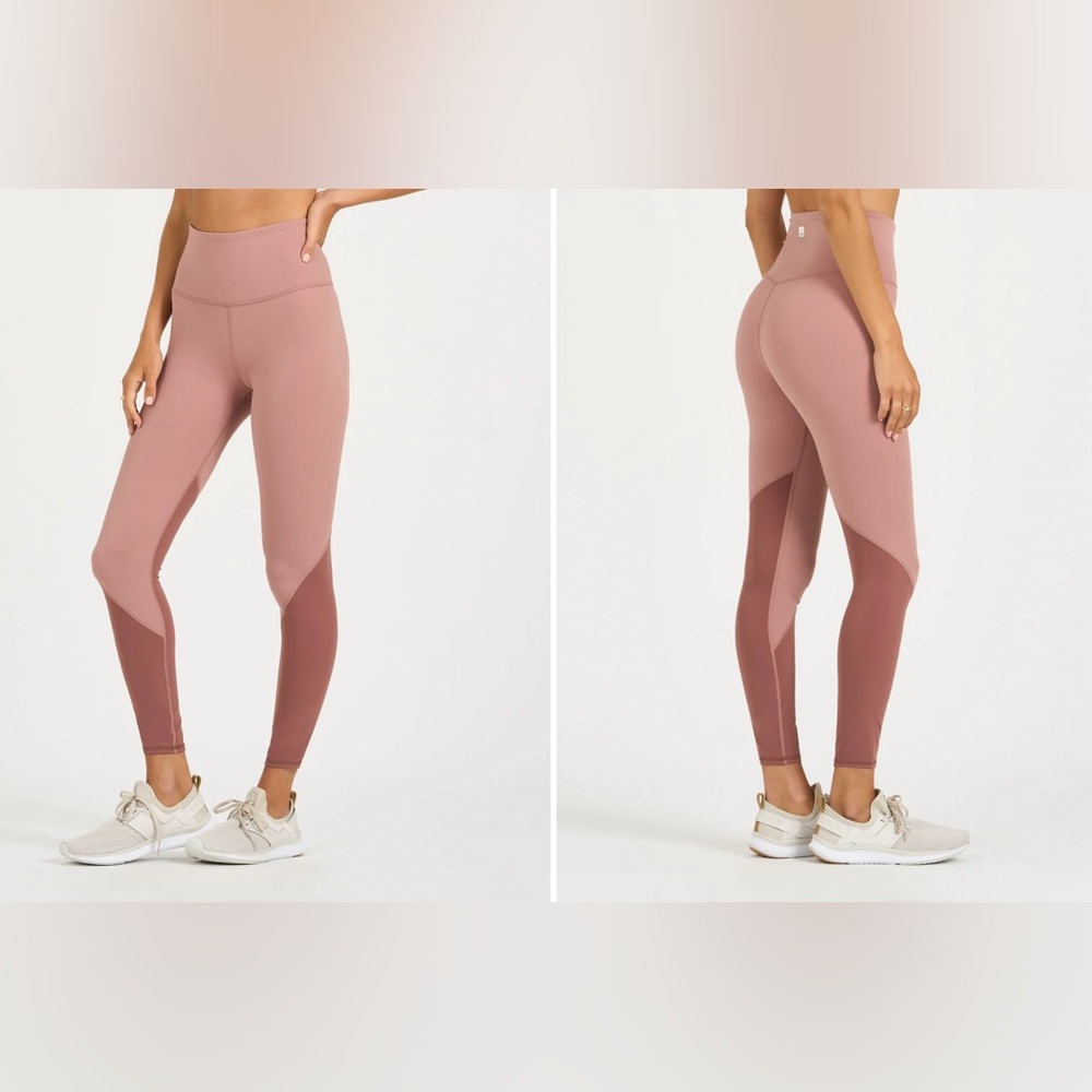 Vuori Colorblock Studio Legging Light Terracotta BNWT